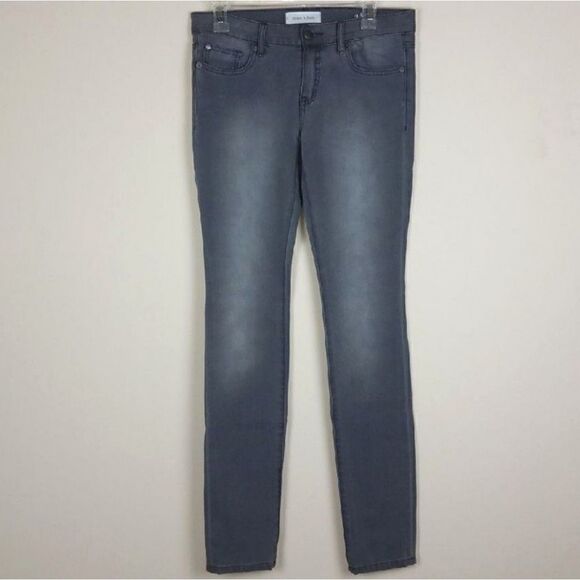 Henry & Belle XFIT Ideal Skinny Gray Jeans - Picture 1 of 8